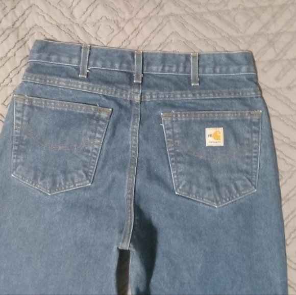 Men's Carhartt Fire Resistance Jean's SZ 32x32 - Picture 4 of 14
